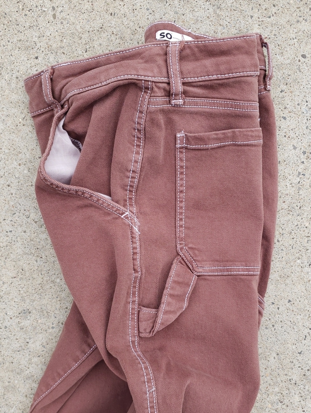 SO Goods For Life KOHLS High Rise Carpenter Jeans Pants 15 32W